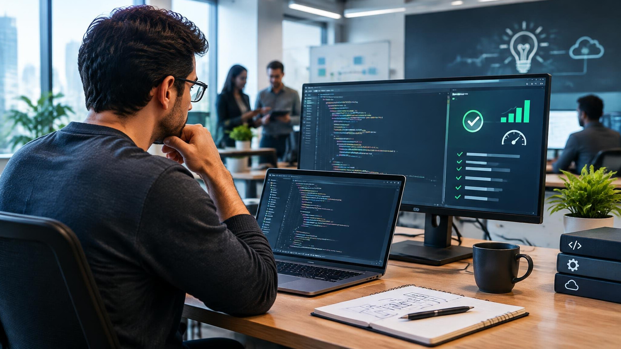 developer optimizing code