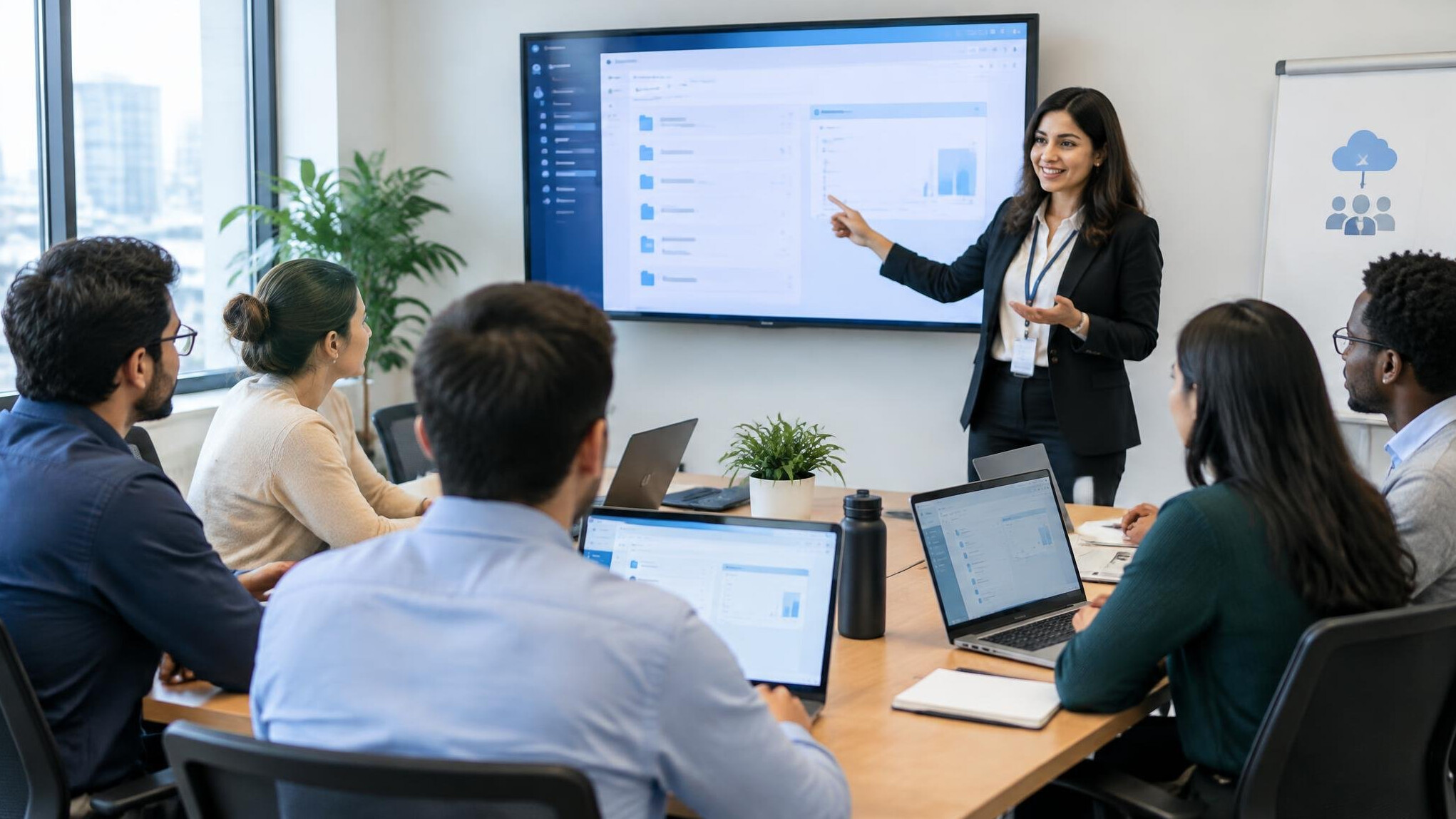 business training session