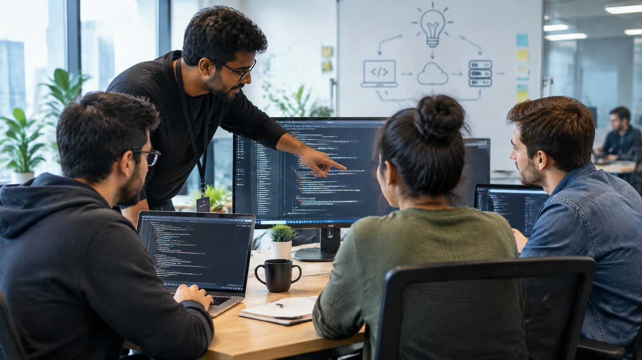 corporate programming team