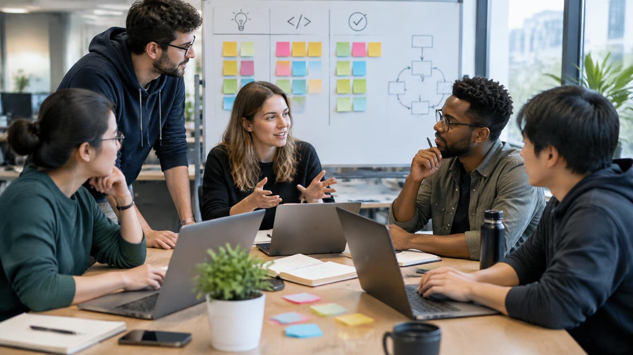 agile team meeting